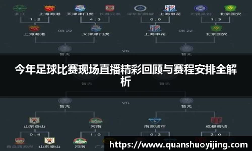 今年足球比赛现场直播精彩回顾与赛程安排全解析